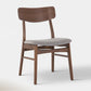 Hoft Home Set of 2 Amara Dining Chairs - Smoke & Walnut (3 sets avail) FFE-1579