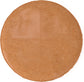 Brody Boho Round Distressed Brown Vegan Faux Leather Pouf Ottoman FFW-706