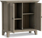 Amherst SOLID WOOD 32" Storage Cabinet in Distressed Grey FFW-858