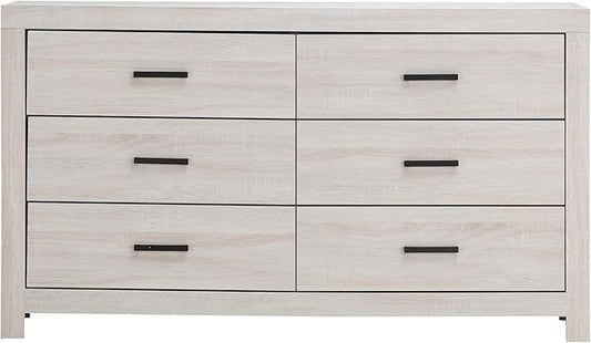 Brantford 6-drawer Dresser Chest Coastal White FFE258-55