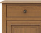 Connaught Solid Wood 40" Entry Cabinet in Light Golden Brown FFW-875