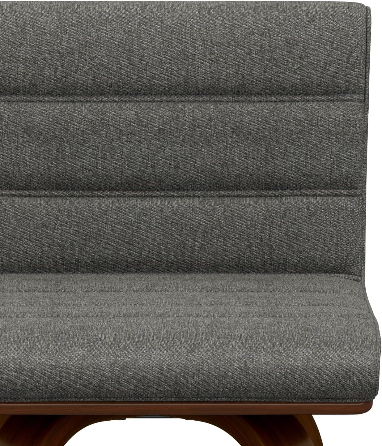 Roland Swivel Counter Height Stool in Grey Linen Look Fabric FFW258-672