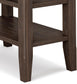 Acadian End Table in Farmhouse Brown  FFW-728