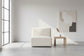 Castlery Auburn Chalk Beige Bouclé Performance Fabric Armless Sofa FFE-1266