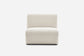 Castlery Auburn Chalk Beige Bouclé Performance Fabric Armless Sofa FFE-1266