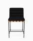 Denver Modern Charcoal Boucle Stool White Oak Bar Height 6 Available FFE-1594