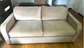 BenchMade Modern Archie 75' Becket Latte Velvet Sofa Couch FFE-1560