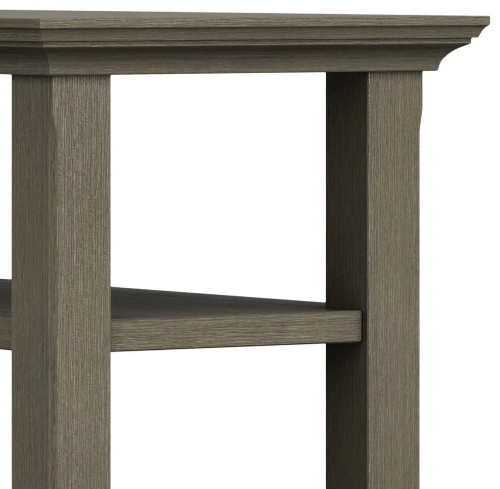 Acadian 14" Narrow Side Table in Farmhouse Grey FFW-976