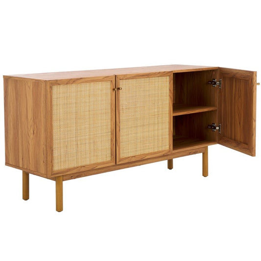 Safavieh Aino 3 Door Sideboard / Media Stand - Oak / Natural(2 Avail) FFE-1047