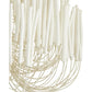 AH Home Tilda 6 Light 36 inch White Chandelier Ceiling Light, Large FFE-1443