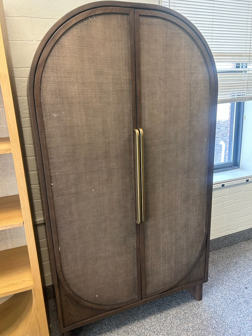 Lulu & Georgia Smoke Oak Brown Suzette Cabinet Armoire FFE-1080