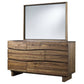 Modus Ocean Six Drawer Solid Wood Dresser Chest & Mirror Natural Sengon 3 FFE-1514
