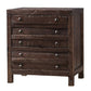 Modus Townsend Three Drawer Solid Wood Nightstand in Java 8 FFE-1472