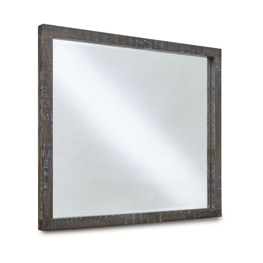 Modus Townsend Solid Wood Beveled Glass Mirror in Gunmetal FFE-1487
