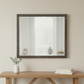 Modus Townsend Solid Wood Beveled Glass Mirror in Gunmetal FFE-1487
