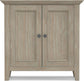 Amherst SOLID WOOD 32" Storage Cabinet in Distressed Grey FFW-858