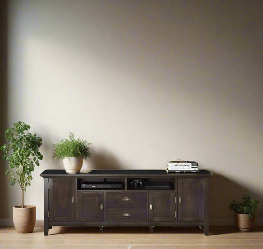 Amherst Solid Wood 72" Wide Media Console in Tobacco Brown  FFW258-649
