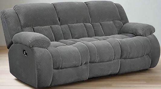 Weissman Pillow Top Arm Motion Reclining Sofa Charcoal FFE258-65