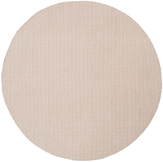 Safavieh Montauk Hand Woven Area Rug Ivory/Beige 6' X 6' Round FFE-1378