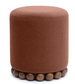 Pair (2) TOV Furniture Dex Performance Vegan Mohair Ottoman - Bronze FFE-1599