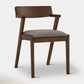 Pair (2) Set of 2 Zola Dining Chairs - Light Grey & Walnut (2 Pr Avail) FFE-1442