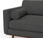 Morrison Modern 89" Sofa in Dove Grey Woven-Blend Fabric FFW-962