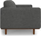 Morrison Modern 89" Sofa in Dove Grey Woven-Blend Fabric FFW-962