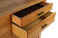 Bison Commerce Cattail Hickory Wood Bungalow Sideboard Warm Amber Finish FFW-1405