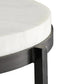 Designer Home Marble Top Kelsie End Table FFE-1400