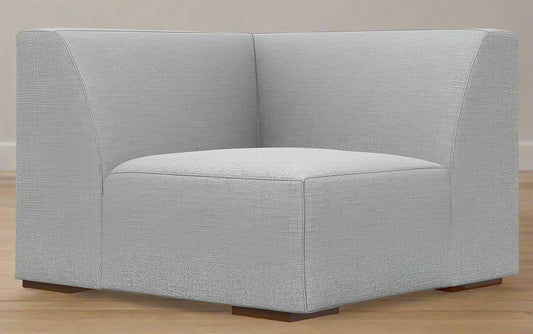Simpli Home Pale Grey Rex 2 pc Love Seat & Ottoman FFE-771