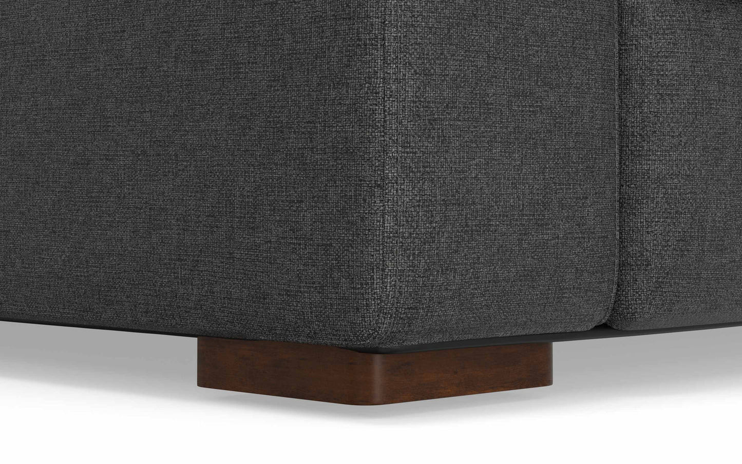 Charlie 96-inch Grey Sofa in Tightly Woven Performance Fabric FFW-964