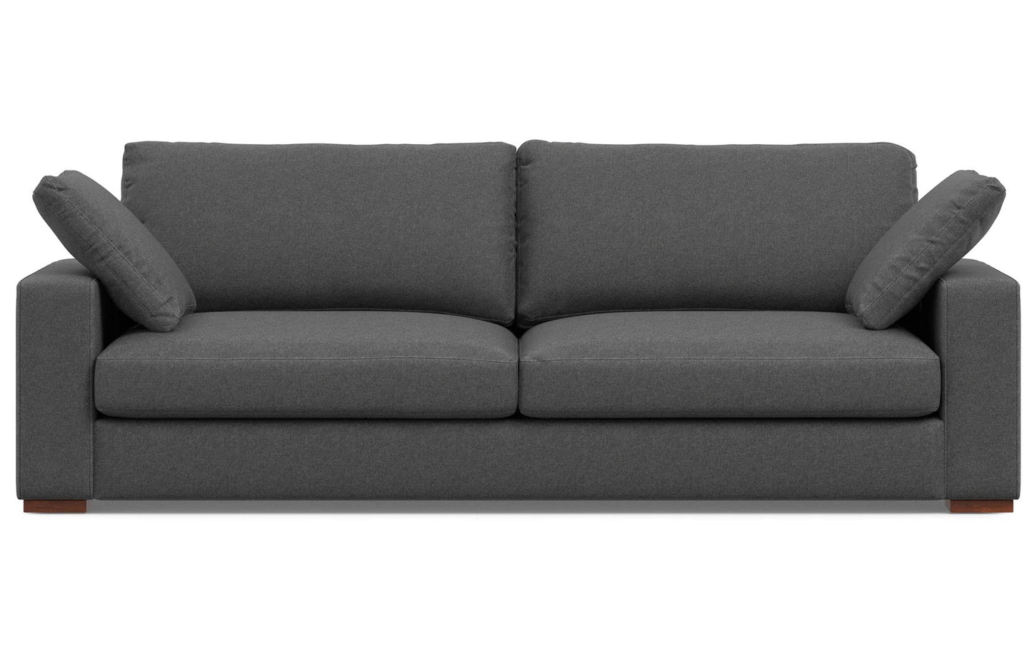 Charlie 96-inch Grey Sofa in Tightly Woven Performance Fabric FFW-964