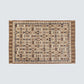 Aisha Hand-Knotted Taupe Area Rug Hand Made in India FFE-1528