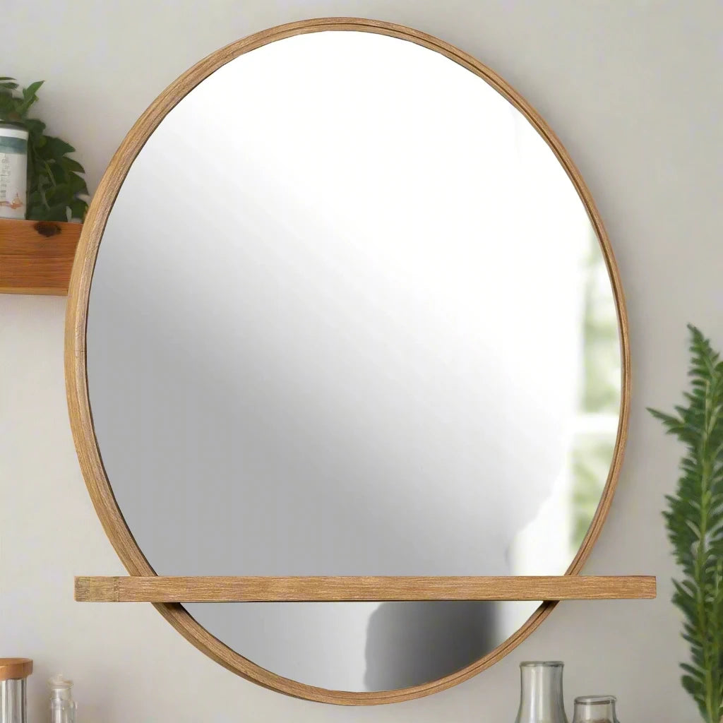 Arini Round Dresser Mirror Sand Wash by Coaster FFE258-62