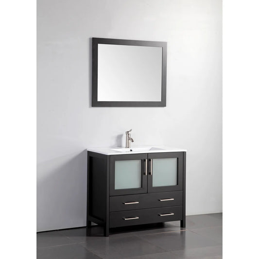 Fresca Single Sink Espresso Vanity FFE-781