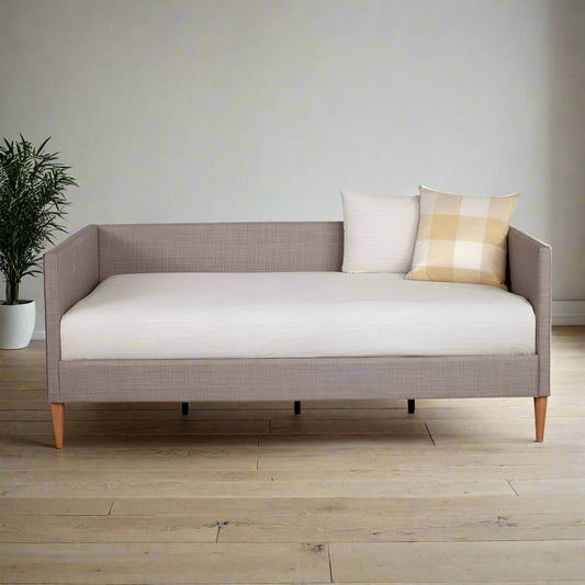 Alpine Dark Grey Linen Britney Daybed Sofa Couch 1296T FFE-1040