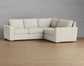 Bench Made Modern Couch Potato Sectional (90" x 105",Corner On Left,Standard) FFE258-273