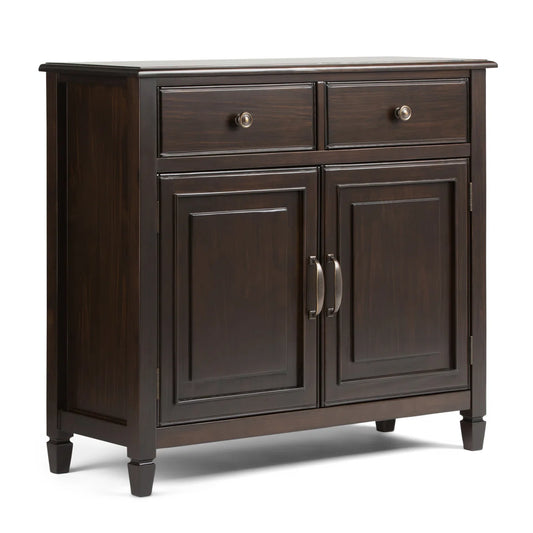 Connaught Wood Dark Chestnut Brown Entryway Storage Cabinet FFW258-691