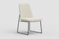 Pair (2) Corina Dining Chair Natural Linen Look Fabric - 62% OFF RETAIL FFW-1395