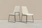 Pair (2) Corina Dining Chair Natural Linen Look Fabric - 62% OFF RETAIL FFW-1395