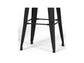 Fletcher Industrial Metal 24 inch Metal Counter Height Stool (Set of 2) in Black FFW-898