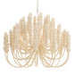 AH Home Kaia Ivory Coconut Shell Chandelier FFE-1533