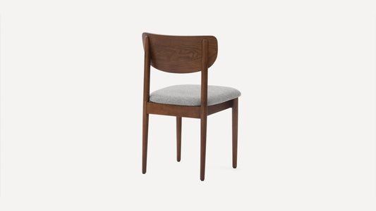 Burrow Haiku Stone Gray/Walnut Dining Chairs (Set of 2) FFE-1462