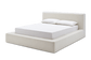 Castlery Dawson Queen Size Storage Bed, Beach Linen FFE-1541