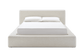 Castlery Dawson Queen Size Storage Bed, Beach Linen FFE-1541