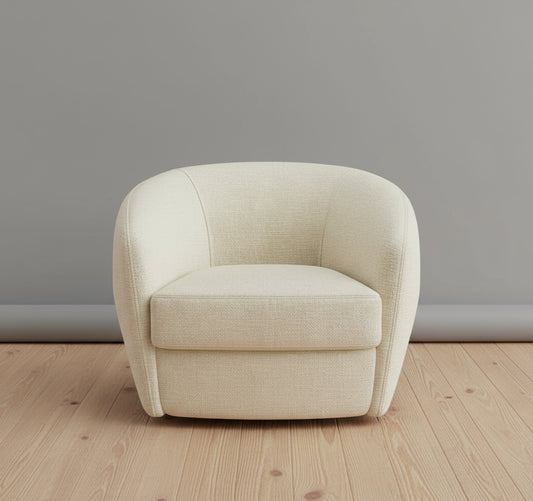 Benchmade Modern Elaine Swivel Chair in Como Tan FFW-1066