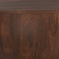 Elmbrook Mango Wood 34" Modern Industrial Drum Coffee Table  FFW-1009