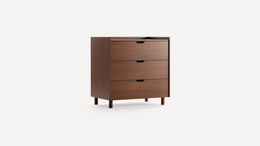 Burrow Walnut The Prospect 3-Drawer Dresser FFE-1380