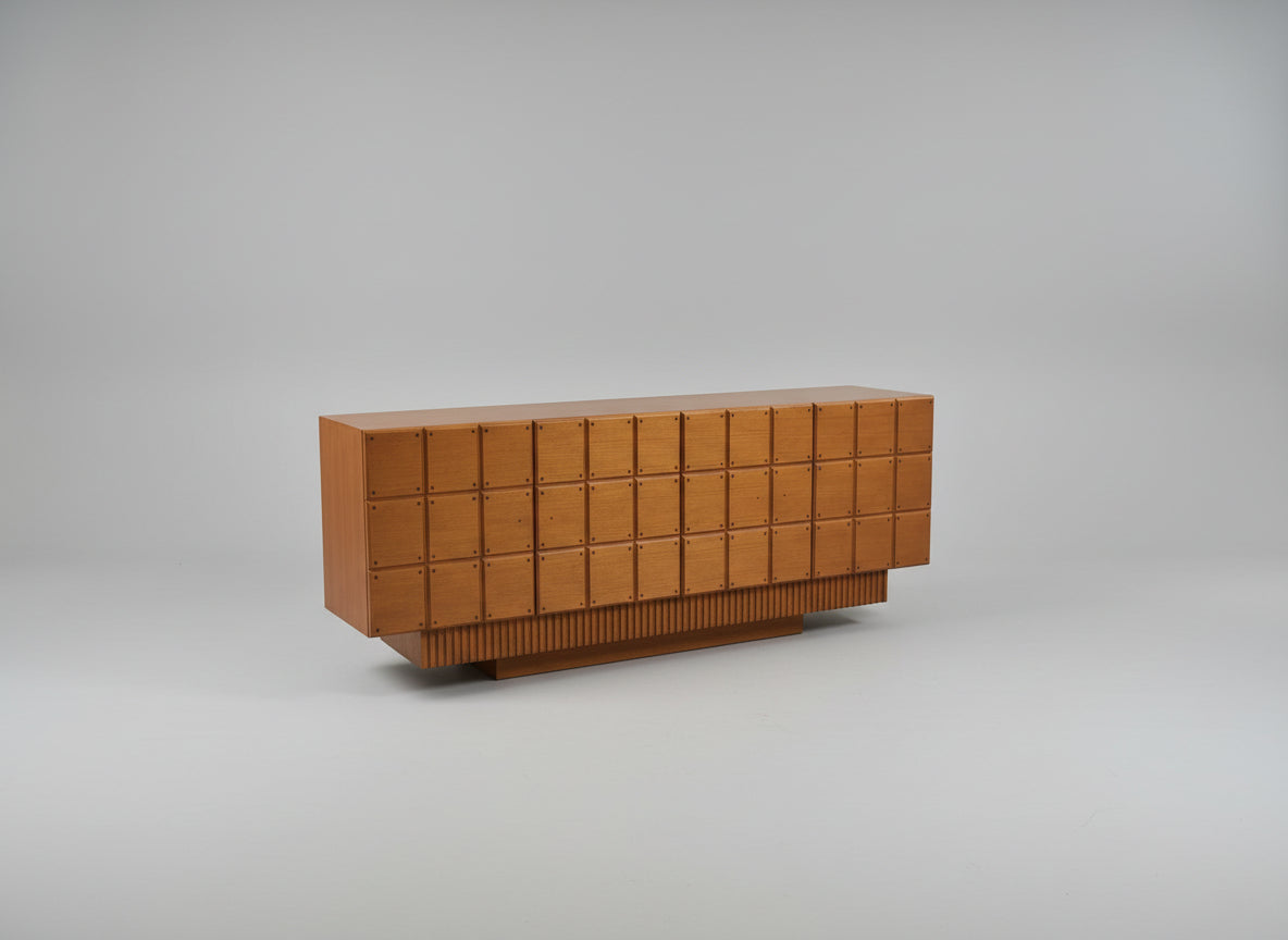 Lulu & Georgia Lee Natural Grain Blockwork Detailed Sideboard FFE-1067
