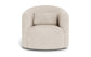 Interior Define Fiona Swivel Chair Limestone Beige Uphostery FFE258-410